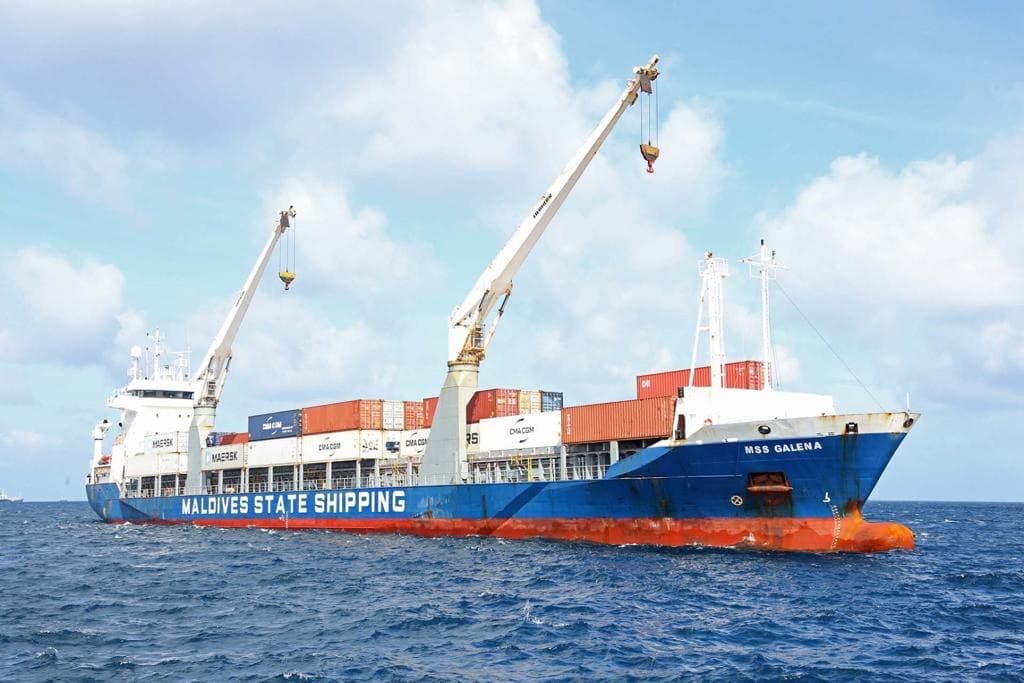 First Acquired Vessel Of Maldives State Shipping Berths In Male Port