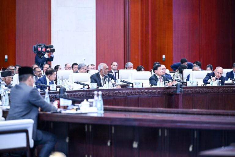 President Muizzu Urges Global Unity for Justice and Peace in Palestine at SCO Plus Meeting