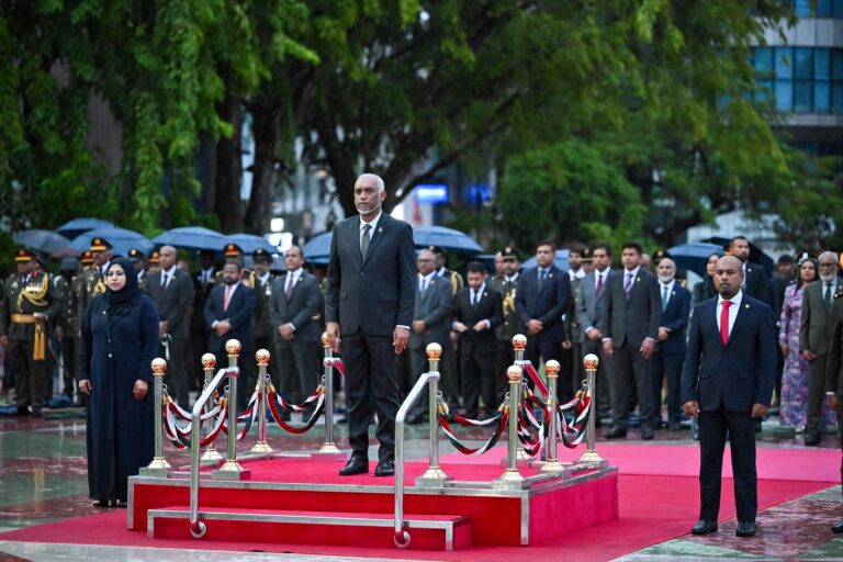 President and First Lady Attend National Day Flag-Hoisting Ceremony